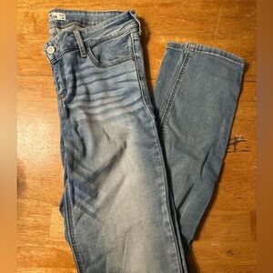 Hollister Women's Skinny Jeans - Light Blue